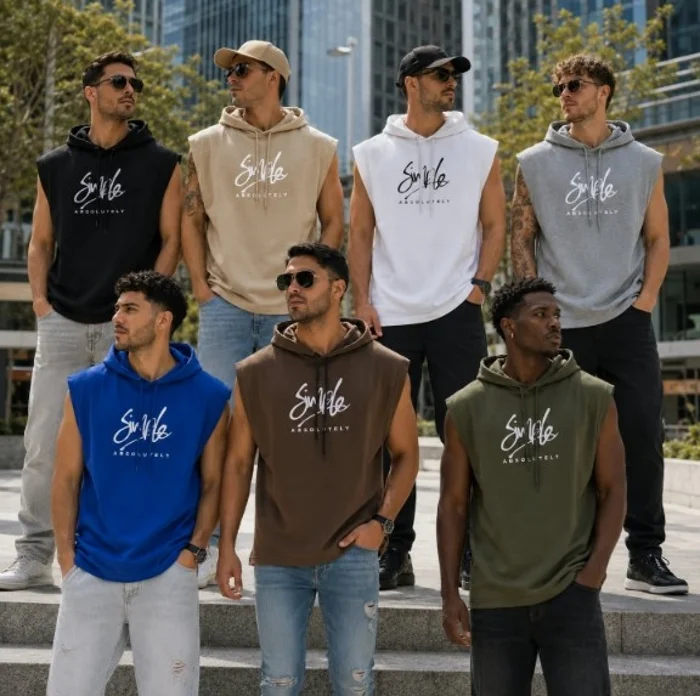 Musculosa Overzice  Rústico con Capucha