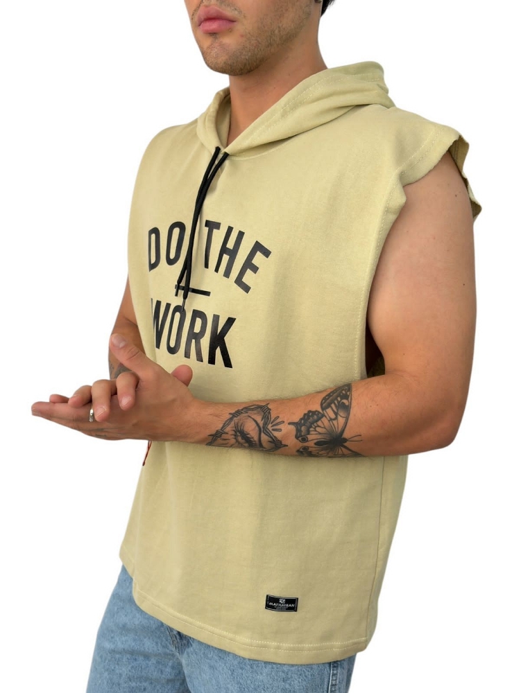 Musculosa Overzice  Rústico con Capucha - Imagen 4