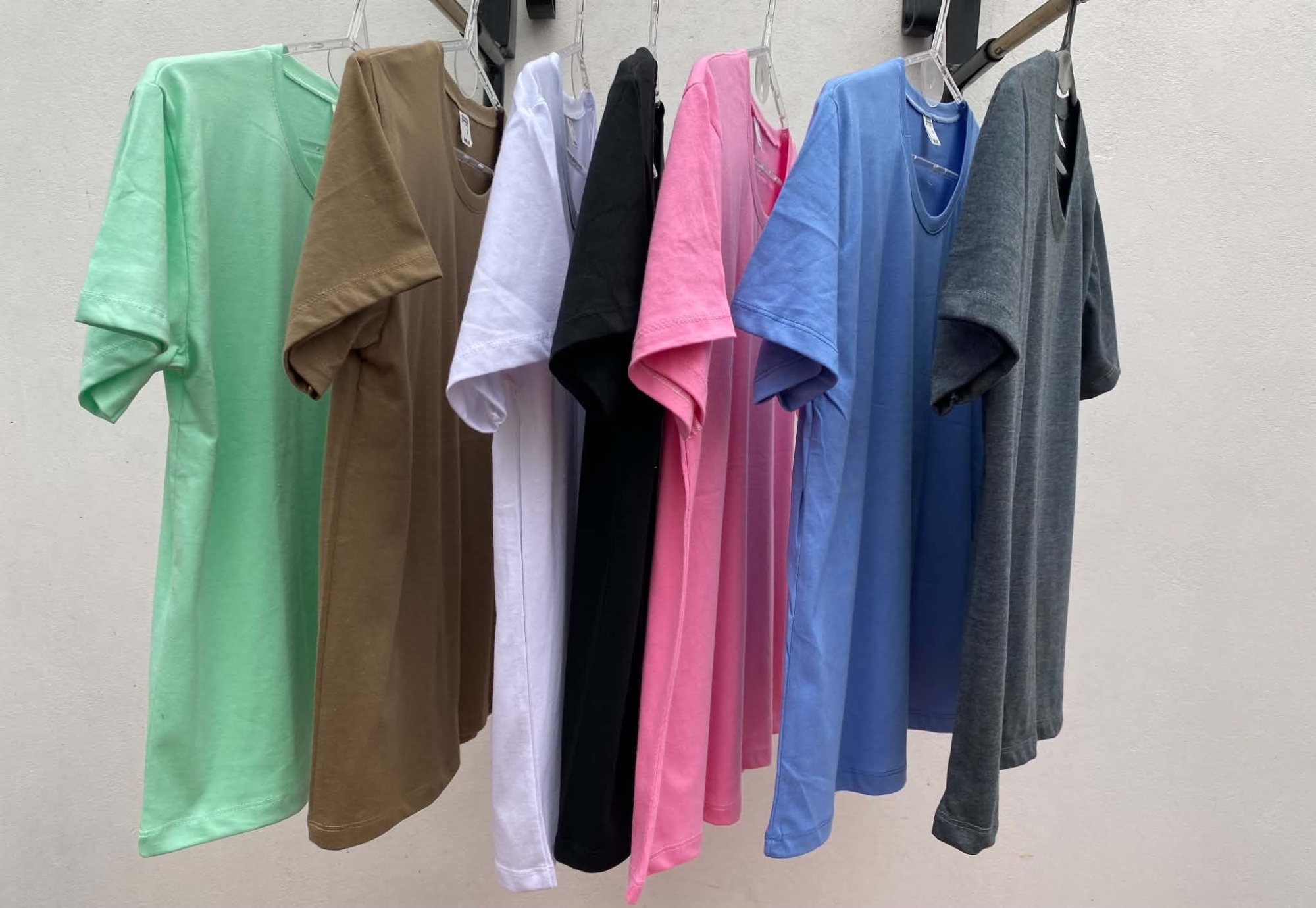 Remeras Lisas de  Mujer  D Algodón Peinado - Imagen 3