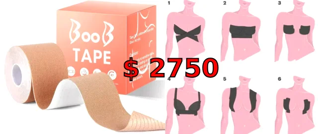 Boob Tape X 5 Metros.  Lenceriamonique.com