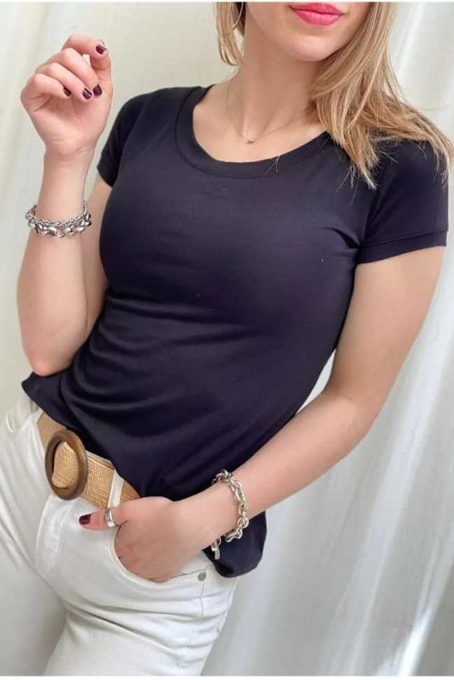 Remera Basica X Talles - Modal Viscosa - Imagen 1