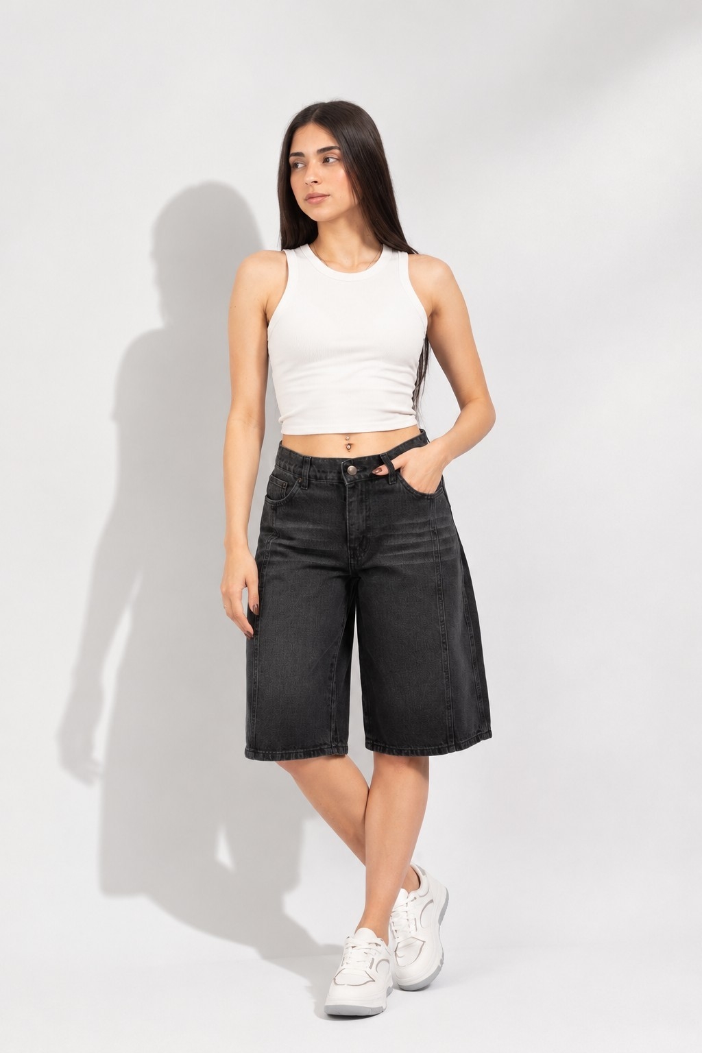 Bermuda Baggy Jeans - Imagen 2