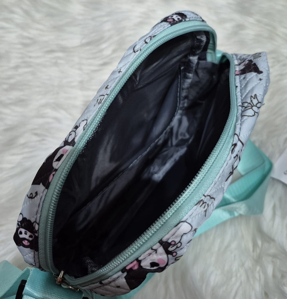 Nuevo Set de 3 Piezas Kuromi Mochila Tipo Tela de Avion Mochila,cartuchera,moral - Imagen 9