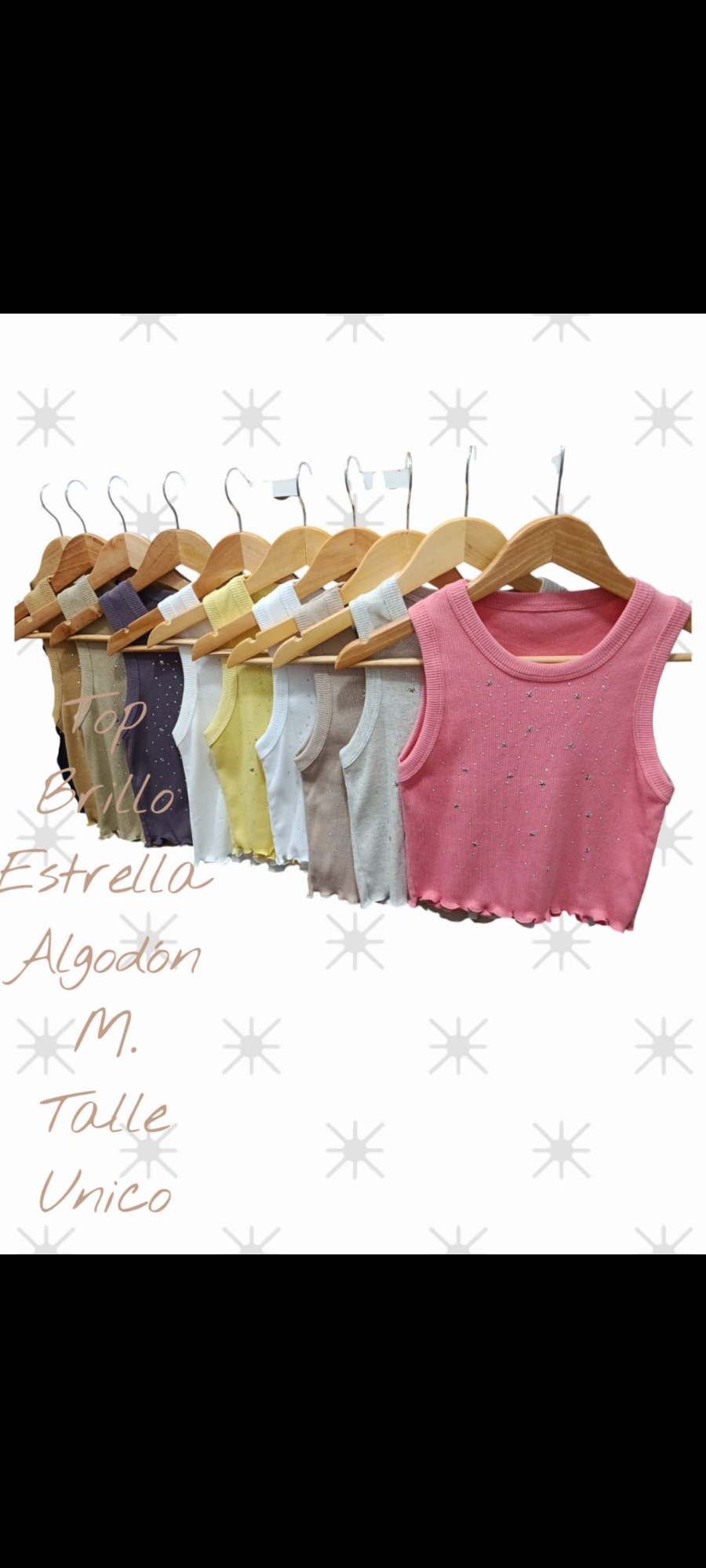 Top Brillo Estrella Algodon Morley - Imagen 2