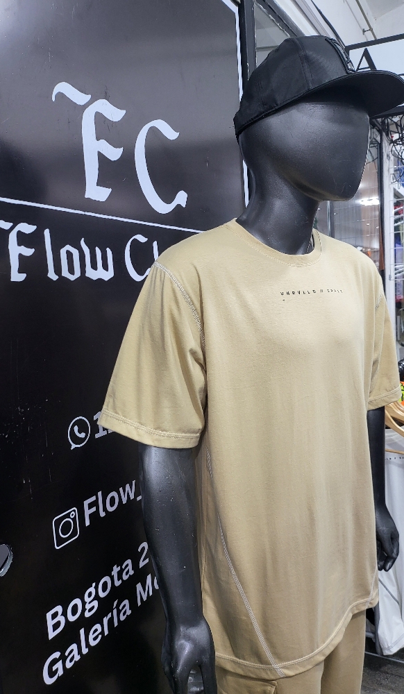 Remeras Oversize Costura contra Tono - Imagen 2