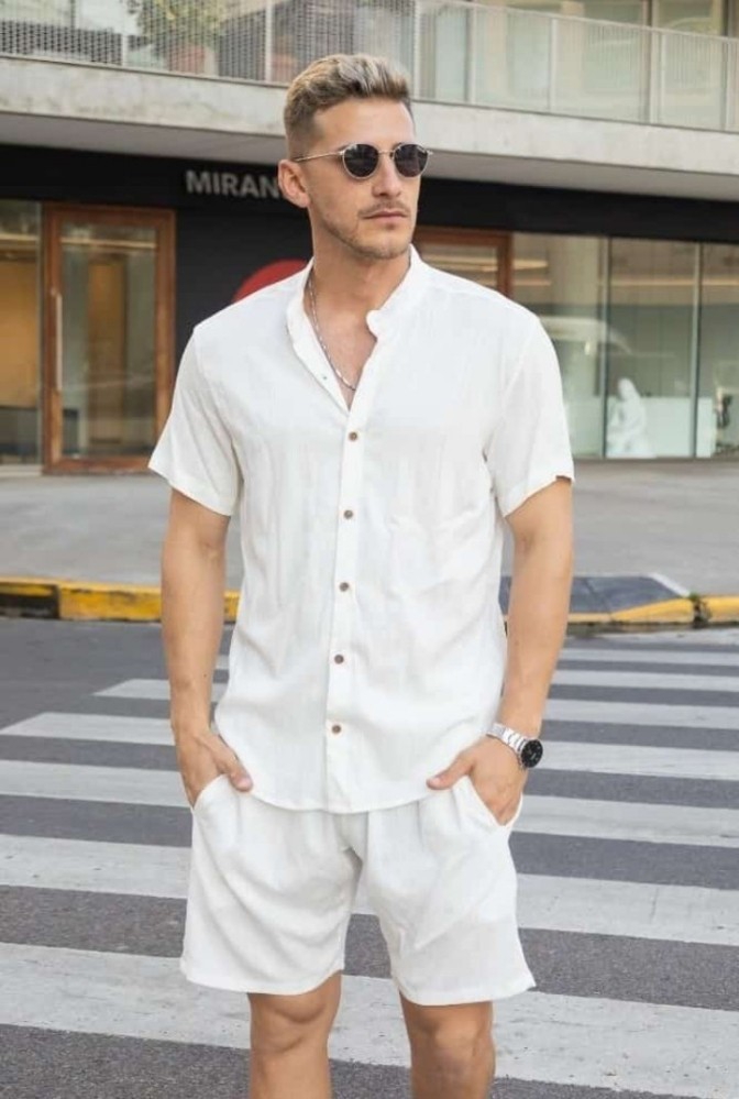 Conjunto de Lino Cuello Mao - Imagen 2