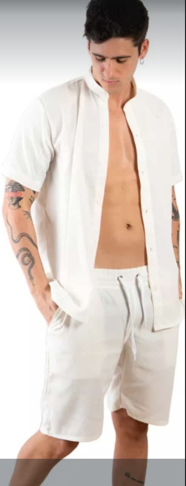 Conjunto de Lino Cuello Mao - Imagen 3