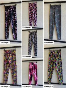 Calza de Lycra Estampada Deportiva