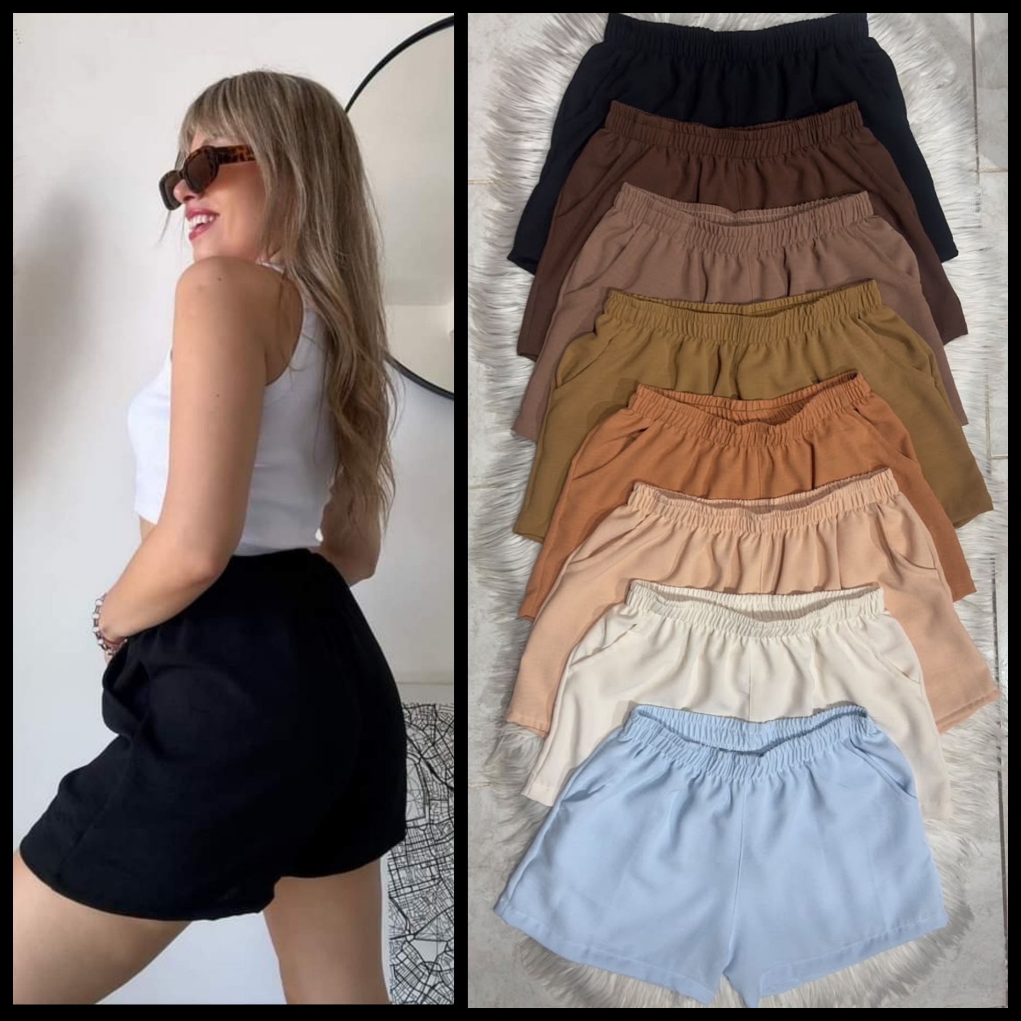 Short Lino Cey C/bolsillo - Imagen 3