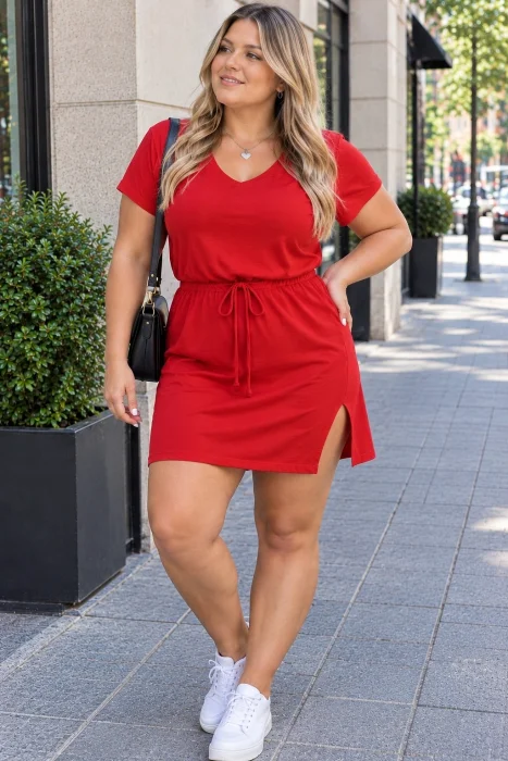 Vestido Cuello V