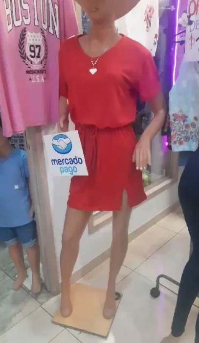 Vestido Cuello V
