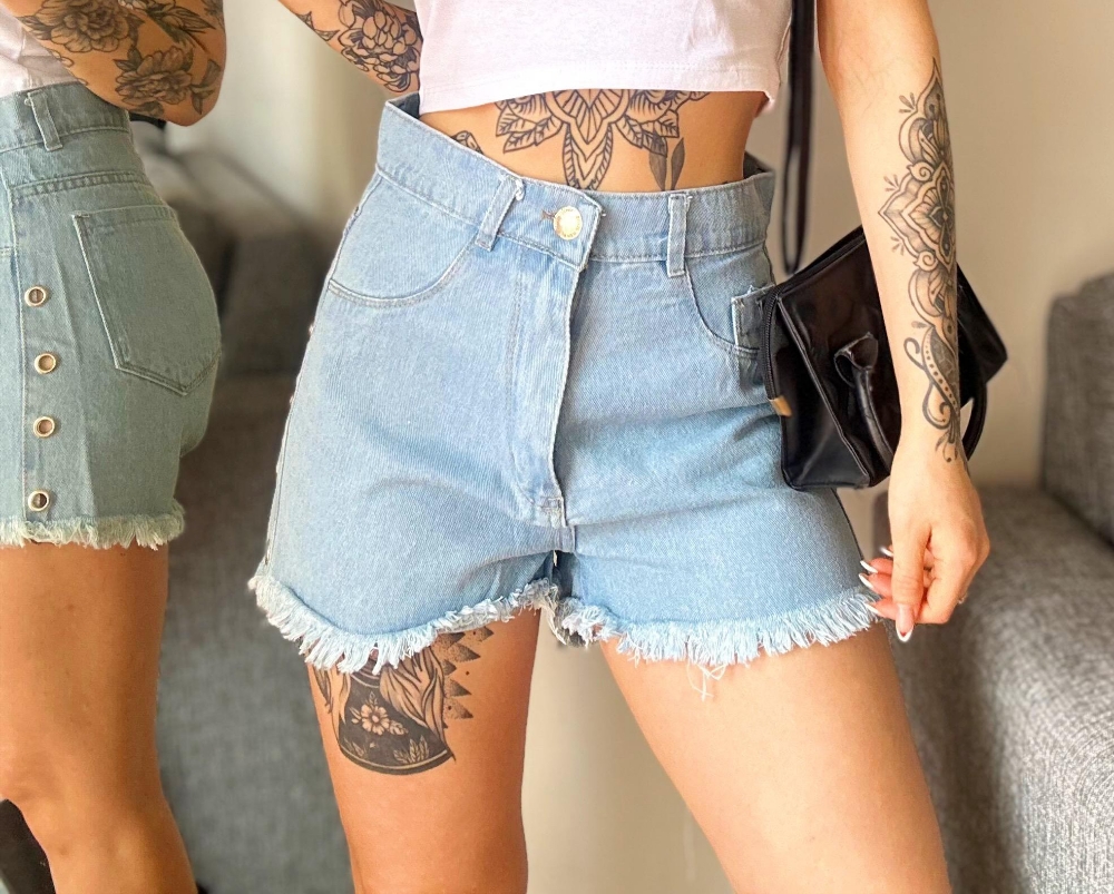 Shorts Jeans Arandelas - Imagen 2