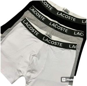 Bóxer Lacoste Algodon Peinado por Docena