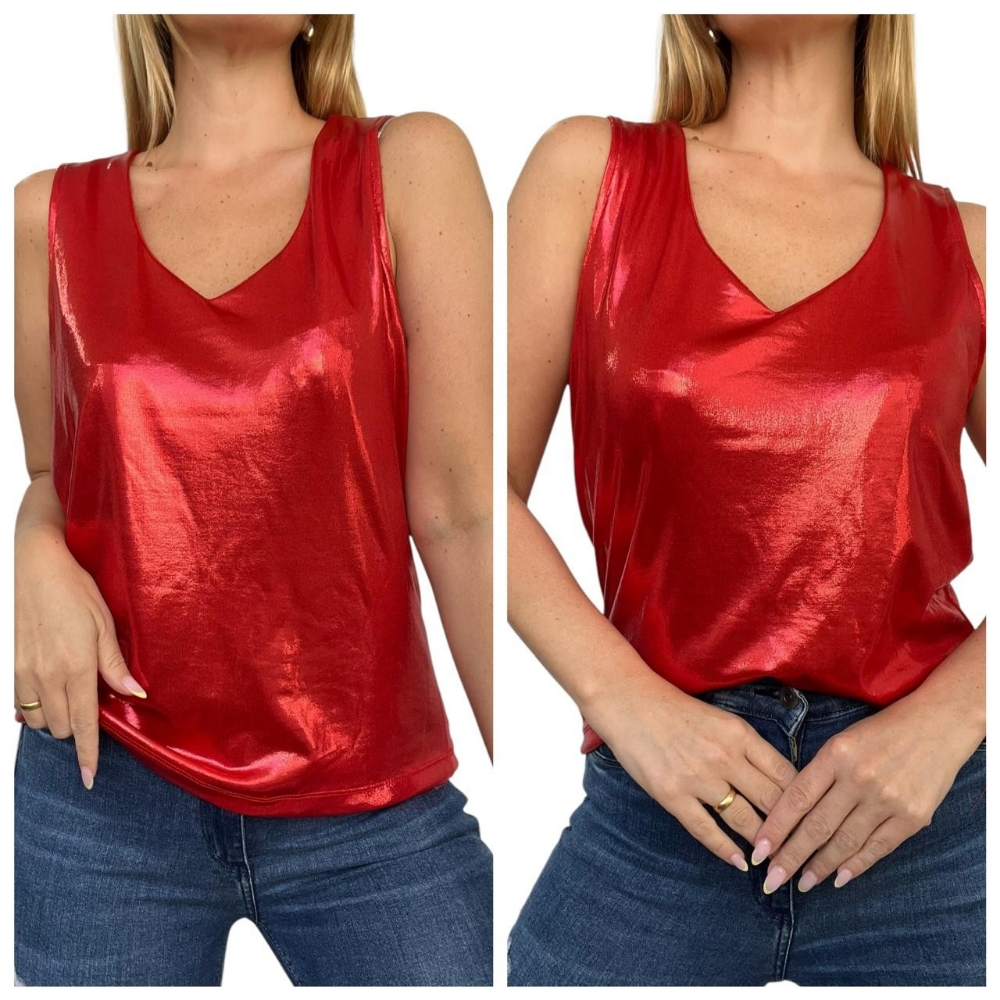 Musculosa Escote V de Ripp Metalizado - Imagen 3