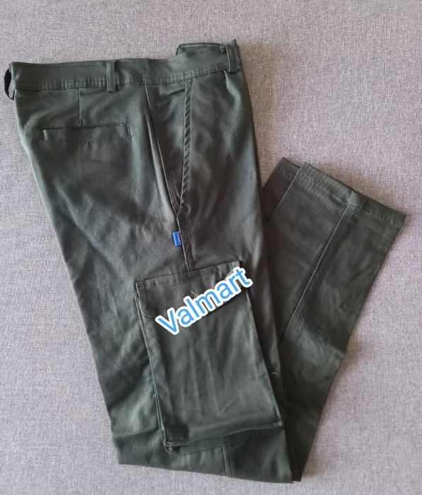 Pantalón Cargo Elastizado Verde Unisex