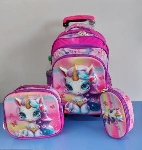 Mochila con Carrito 3d