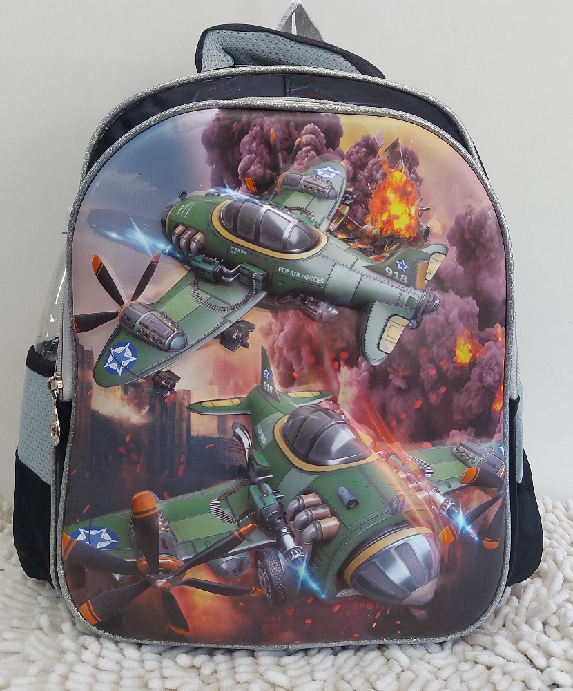 Mochila de 2 Cierres Impermeable 3d - Imagen 2