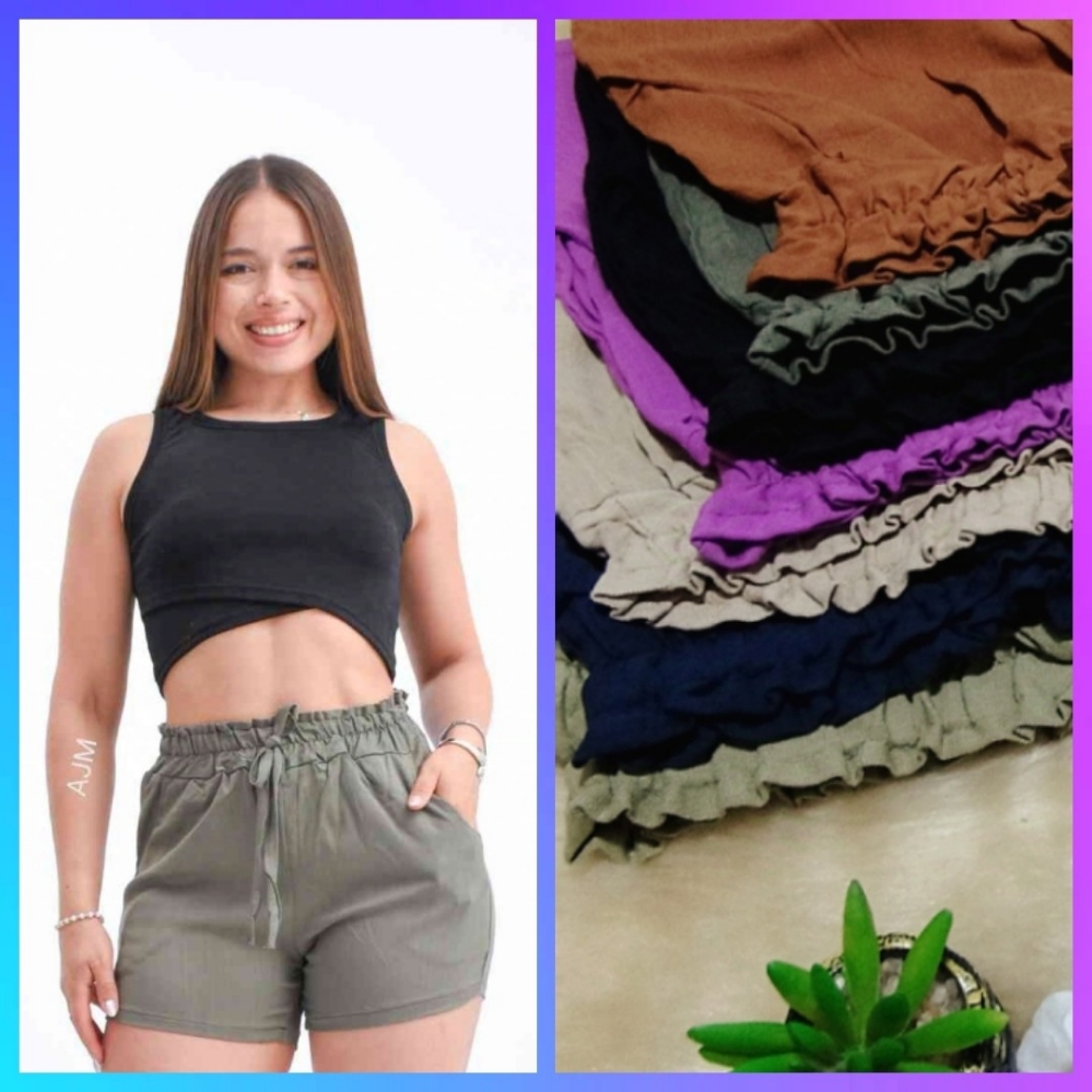 Shorts de Lino - Imagen 1