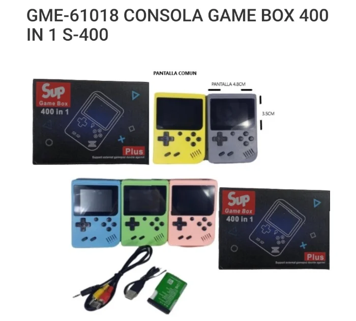 Consola Game Box 400 en 1