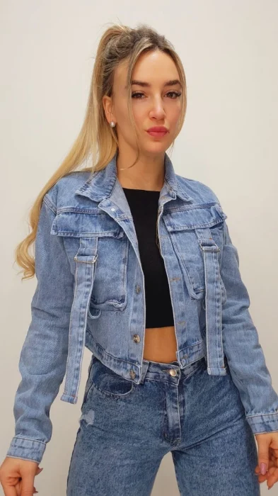 Camperas de Jeans Cargo