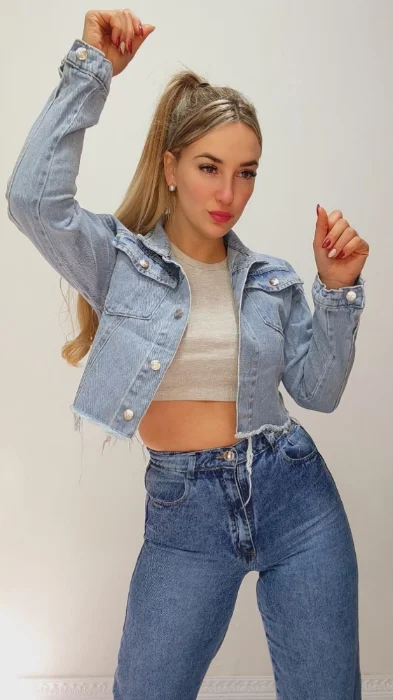 Camperas Jeans Deflecado