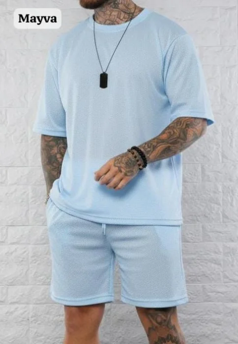 Remera y Bermuda Conjunto Oversize