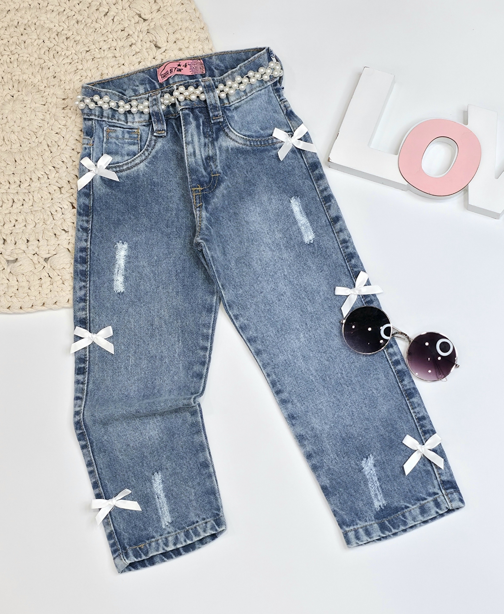 Pantalon Mom Antonieta para Niñas - Imagen 2