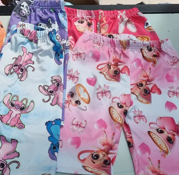Biker Lycra Nenas Dibujos 4 al 16