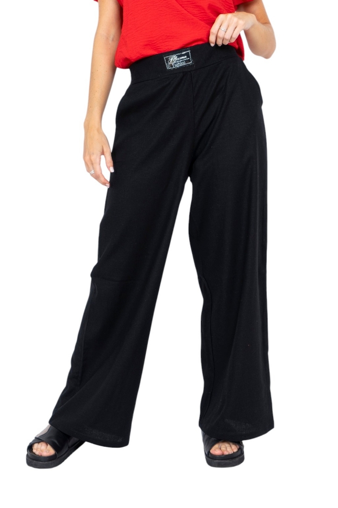 Palazo de Lino con Spandex - Imagen 2