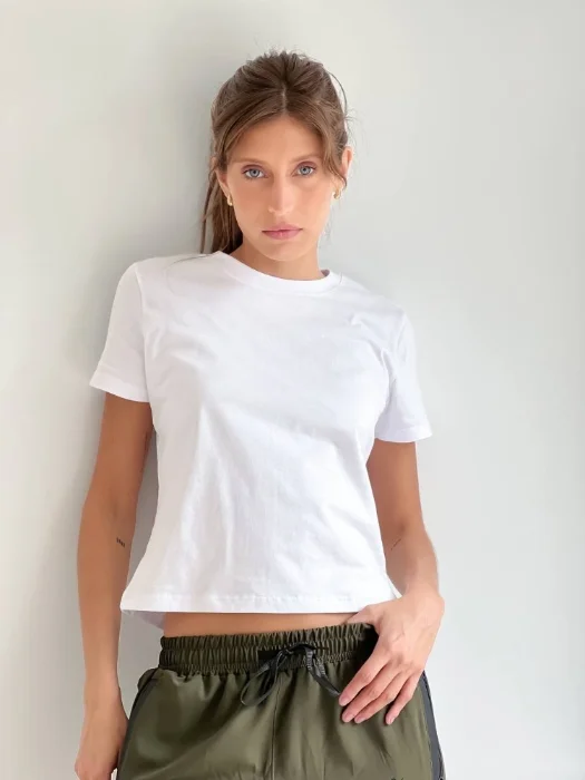 Baby Tee Lisa Blanca