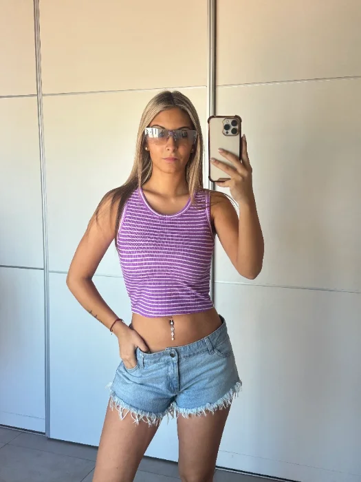 Musculosa Morley Rayado