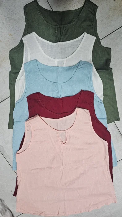 Musculosa de Lino