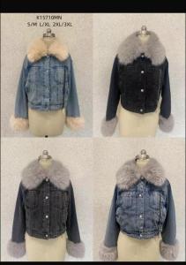 Campera Importada Jean Peluditos Abrigo Interior la Tienda de Yuyu - Miniatura 4