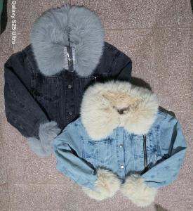 Campera Importada Jean Peluditos Abrigo Interior la Tienda de Yuyu - Miniatura 3