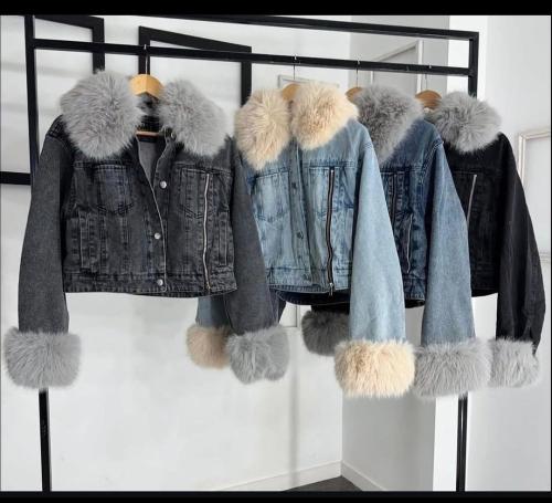 Campera Importada Jean Peluditos Abrigo Interior la Tienda de Yuyu - Miniatura 6