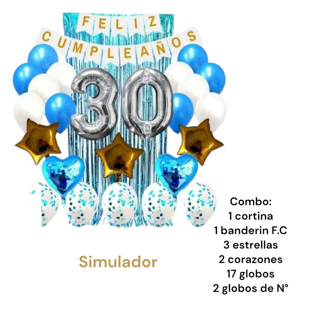 Decoración de Globos para Cumpleaños Consulte por Precio de Combo - Imagen 3