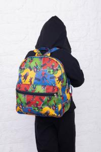 Mochilas Jardín Avengers Marvel Chicos Diseño Colorido con Bolsillo Frontal Moderno - Miniatura 6