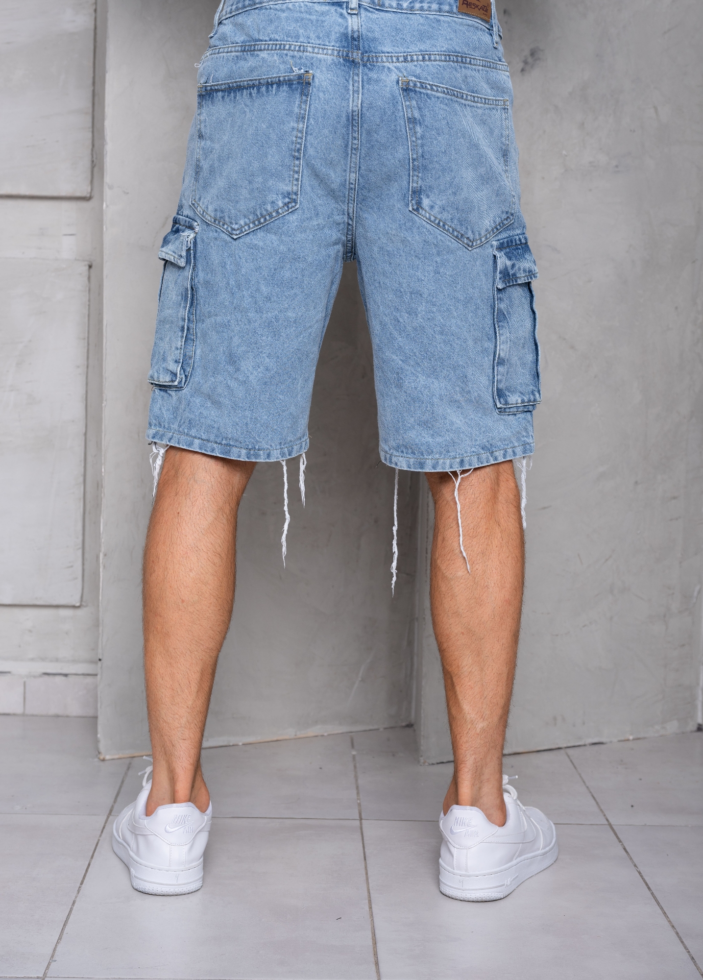 Bermudas Jeans Cargo C/fuelle - Imagen 4