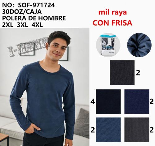 Camiseta Termica Hombre Imen Mil Rayas