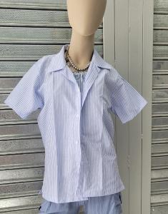 Camisa Manga Corta Rayada - Miniatura 3