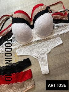 Conjunto Base Todo Encaje Less Entera Art 103e