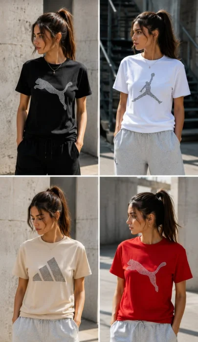 Remera con Strass