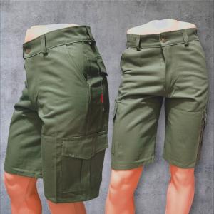 Bermudas Cargo Trabajo Gabardina Rigida