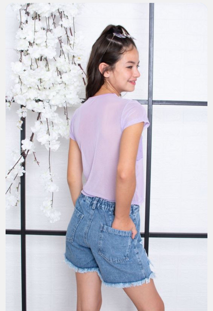 Remera Tul con Lentejuela - Imagen 2