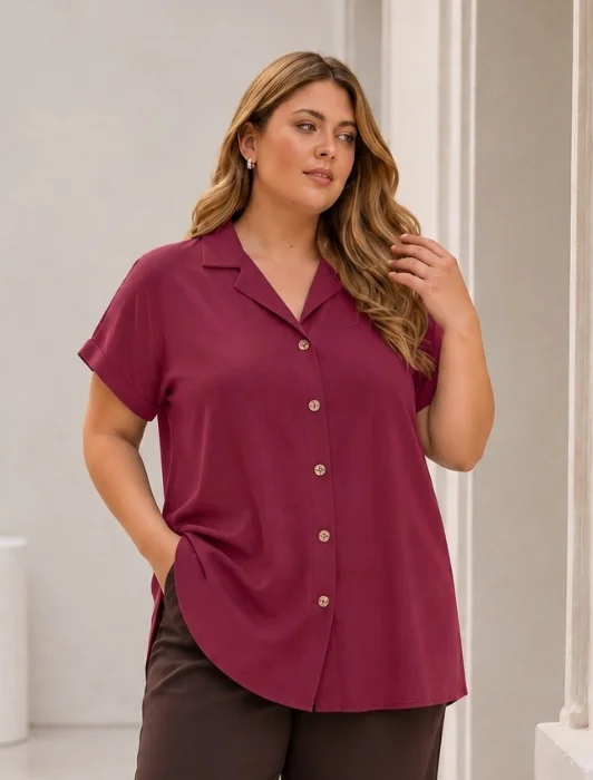 Camisola Hana (lino Spandex)