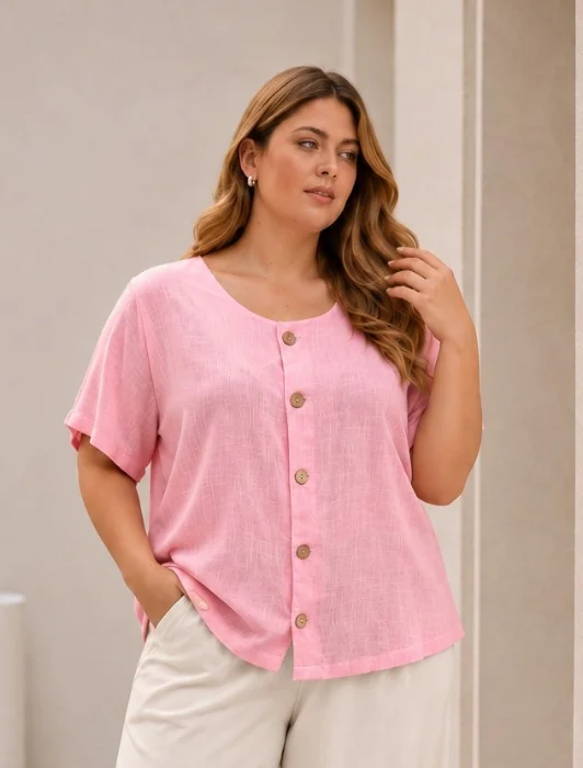 Camisola Kendra (lino Spandex)