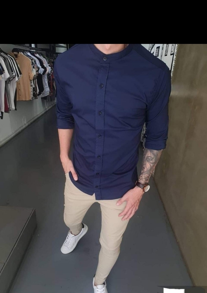 Camisa Cuello Mao.  Popli - Imagen 2