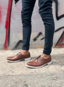 Zapato Hombre Casual/art1000 Chocolatte - Miniatura 2