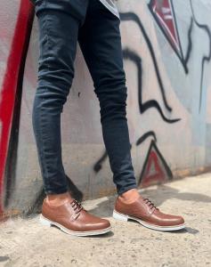 Zapato Hombre Casual/art1000 Chocolatte - Miniatura 3