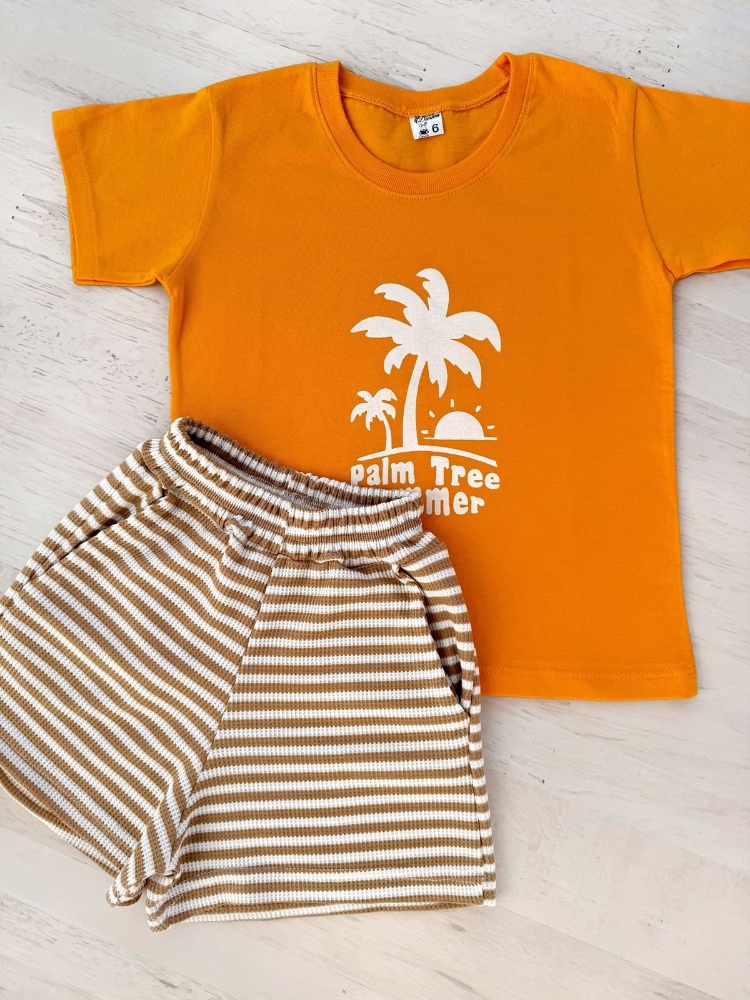 Short de Nena Wafle Rayado - Imagen 3